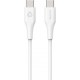 Kabel eSTUFF INFINITE, USB-C na USB-C, 0.5m, bel