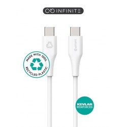 Kabel eSTUFF INFINITE, USB-C, 2m, bel