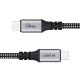 Kabel eSTUFF INFINITE, USB-C Gen3x2, 1.2m 100W, 40Gbps, 5K60Hz, siva pletenina