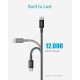 Kabel Anker 310, USB-C na USB-C, 0.9m, črn, A81D5H11