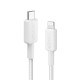 Kabel Anker 322, USB-C na Lightning, pleten kabel 0.9m bel, A81B5G21