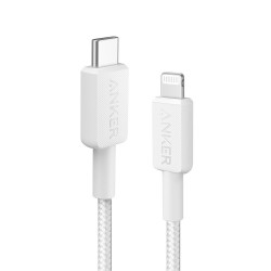 Kabel Anker 322, USB-C na Lightning, pleten kabel 0.9m bel, A81B5G21