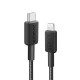 Kabel Anker 322, USB-C na Lightning, pleten kabel 1.8m črn, A81B6G11