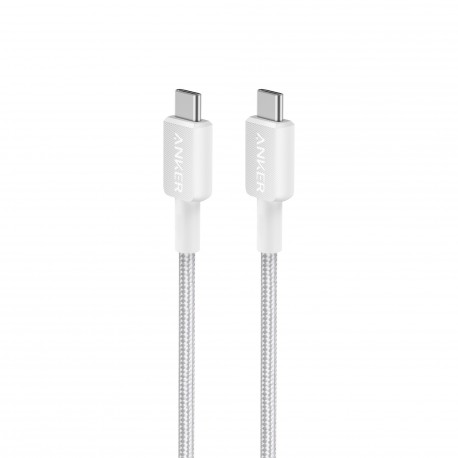 Kabel Anker 322, USB-C na USB-C, pleten kabel 1.8m bel, A81F6G21