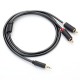 Kabel Ugreen 3.5mm na 2x RCA, 2m, 10510