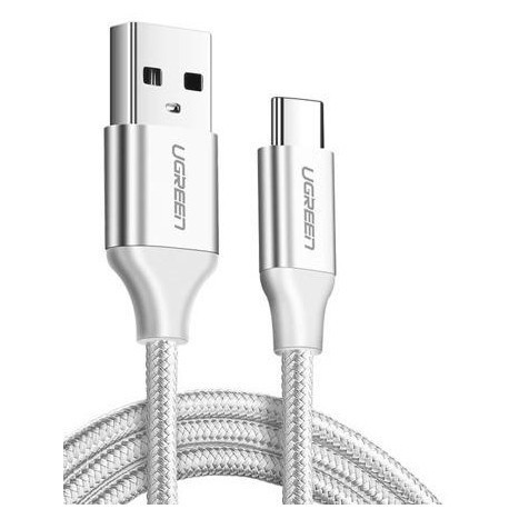 Kabel Ugreen, USB-A 2.0 na USB-C 2m (bel), 60133