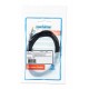 Kabel MANHATTAN 3.5mm avdio, 2m črno/srebrna