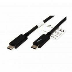 Kabel Roline Thunderbolt 3, 2m črn