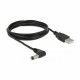 Kabel Delock USB-A v DC 5.5fi x 2,5mm 1.5m