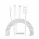 Kabel Baseus USB 3v1 Lightning/USB-C/MicroUSB 1.5m, CAMLTYS-02