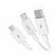 Kabel Baseus USB 3v1 Lightning/USB-C/MicroUSB 1.5m, CAMLTYS-02