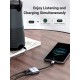 Adapter Ugreen 60164, USB-C v 3,5mm za slušalke in polnjenje 2v1