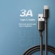 Kabel Ugreen USB-A 2.0 na USB-C 3m (črn), 60826