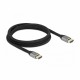 Kabel Delock HDMI 8K 60Hz Ultra HD 2m sivo/črn, 83996