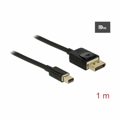 Kabel Delock miniDisplayPort-DisplayPort 1m 8K 60Hz, 84927