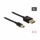 Kabel Delock miniDisplayPort-DisplayPort 2m 8K 60Hz, 84928