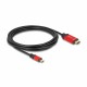 Kabel Delock 8K 60Hz HDMI v USB-C, 3m