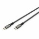 Kabel Digitus USB-C 4.0 v USB-C 8K 60Hz 100W, 1m črn, DB-300443-010-S