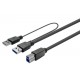 Optični kabel MicroConnet Premium HDMI 2.0, 15m