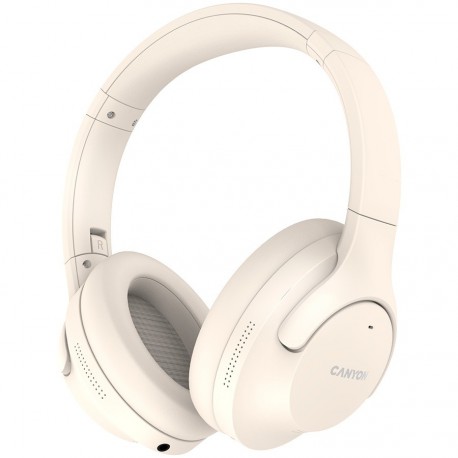 Slušalke Bluetooth CANYON OnRiff 10, bež