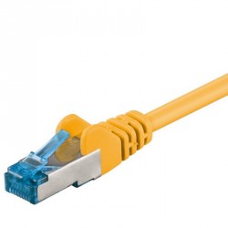 Mrežni kabel GOOBAY S/FTP CAT 6A patch 1m rumeni