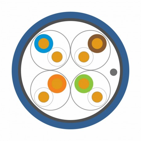 Kabel Leviton CAT.6A F/FTP Dca 1000m, 9001086
