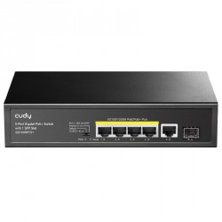 Stikalo (switch) CUDY GS1005PTS1 5-Port, 4xPoE+ 120W