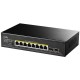 Stikalo (switch) CUDY GS1008PS2 8x Gigabit PoE+ 120W, 2xSFP