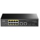 Stikalo (switch) CUDY GS1010PS2 8-port 8xPoE+ 120W, 2xSFP