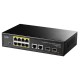 Stikalo (switch) CUDY GS1010PS2 8-port 8xPoE+ 120W, 2xSFP