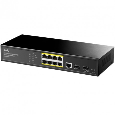 Stikalo (switch) CUDY GS2008S2 8-Port L2, 2xSFP