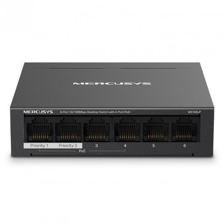 Stikalo (switch) MERCUSYS MS106LP 6-port, 4xPoE+ 40W