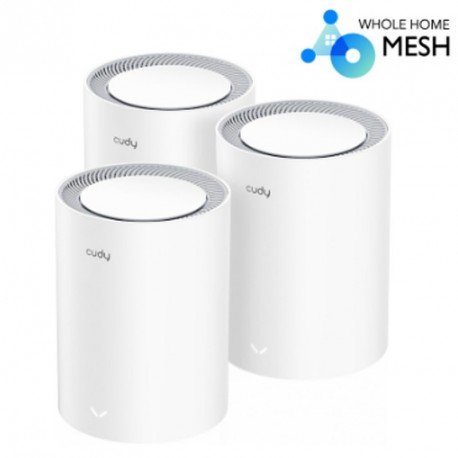 Usmerjevalnik (router) CUDY M3000 V2.0 (3-pack) AX3000 2.5G Mesh WiFi6