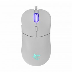 Miška WHITE SHARK BAGDEMAGUS bela, GM-5010
