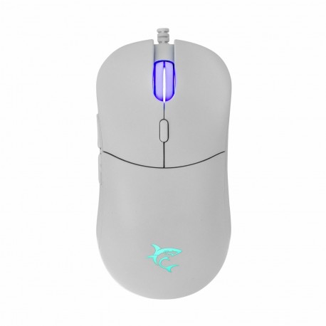Miška WHITE SHARK BAGDEMAGUS bela, GM-5010