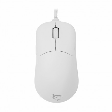 Miška WHITE SHARK GRAPHENE bela, GM-5014