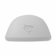 Miška WHITE SHARK GRAPHENE bela, GM-5014