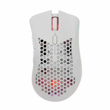 Miška WHITE SHARK LIONEL bela, WGM-5012