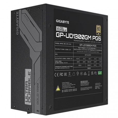 Napajalnik GIGABYTE PG5, 80 Plus Gold, 1300W, modularni