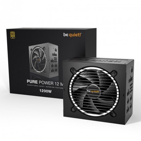 Napajalnik 1200W BE QUIET! 12M 80Plus Gold (BN346) modularni