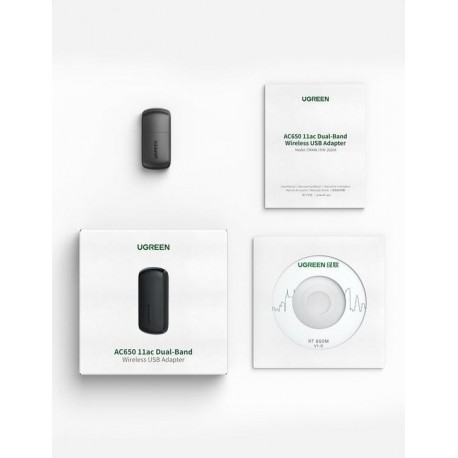 Adapter Ugreen AC650 Dual Band USB WLAN