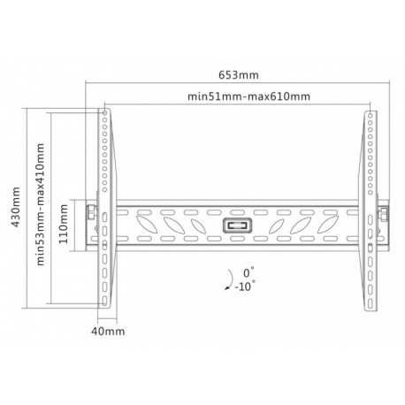 GoGEN nosilec za TV TILT XL