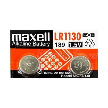 Baterija Maxell LR1130 389-390, 2 kos