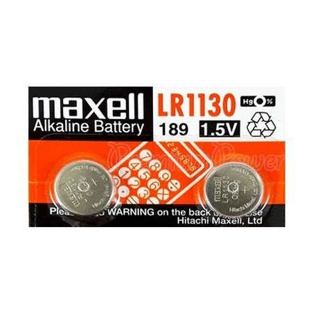 Baterija Maxell LR1130 389-390, 2 kos