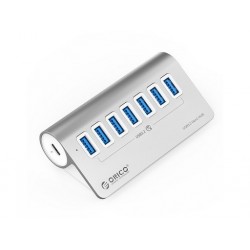 ORICO USB-C hub s 7 vhodi, 7x USB-A 3.2 Gen2, 10Gbps