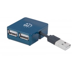 4-PORT USB 2.0 Micro HUB MANHATTAN, 4 x USB 2.0 Hi-Speed