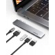 UGREEN USB-C Hub za MacBook, HDMI, USB-C, 2x USB 3.0