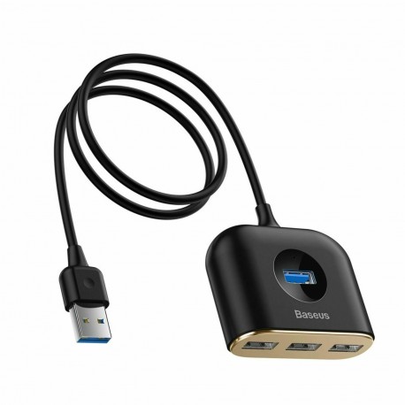 USB Hub Baseus USB 3.0 4xTipA 1m črn