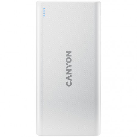 Prenosna baterija Powerbank CANYON PB-108, 10000mAh, bel