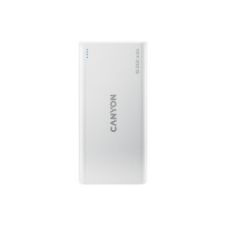 Prenosna baterija Powerbank CANYON PB-109, 10000mAh, bel